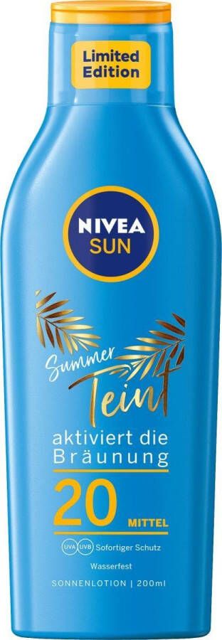 NIVEA SUN Zonnemelk zomerteint LSF 20 (Limited Edition) 200 ml