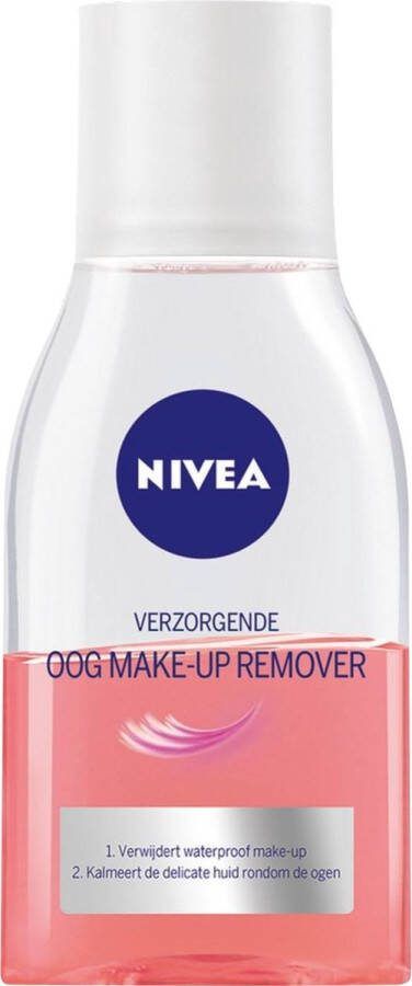 NIVEA Verzorgende Oogmake-up Remover Geschikt voor waterproof make-up Gezichtsreiniger Met Vitamine C 125 ml