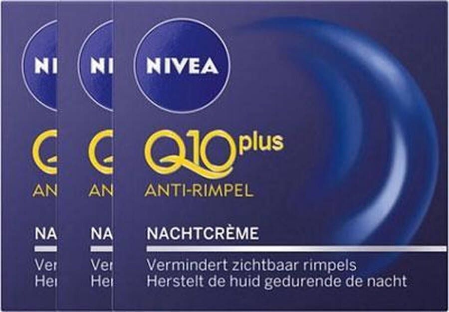NIVEA Visage Nachtcrème Q10 Plus Voordeelverpakking
