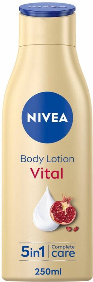NIVEA Vital Body Milk Body Care 48 uur lange hydratatie Met granaatappelextract 250 ml