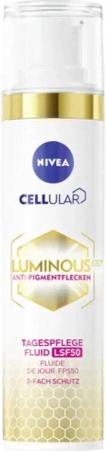 NIVEA VITAL NIVEA Cellular Luminous Dagcrème Anti-Pigment SPF50 Bescherming tegen Pigmentvlekken & Photo-aging 40ml