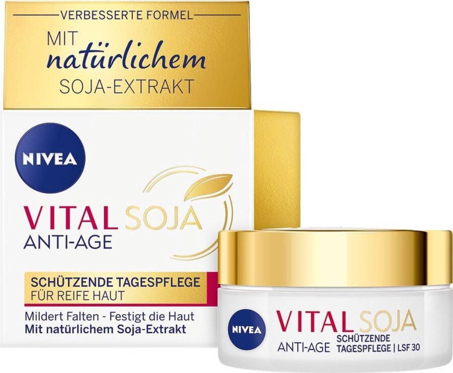 NIVEA Vital Soja Protective Day Care SPF30 Dagcrème Gezicht 50 ml