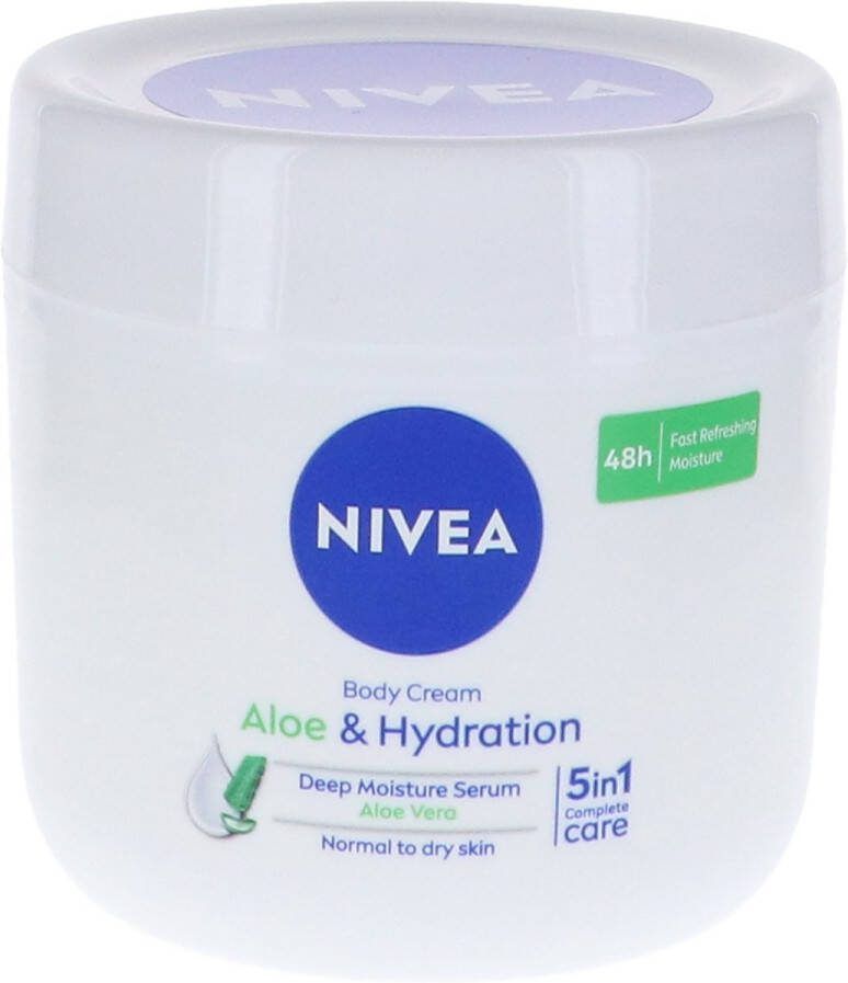 NIVEA Voordeelverpakking van 2 x Crème 400ml Aloe & Hydration