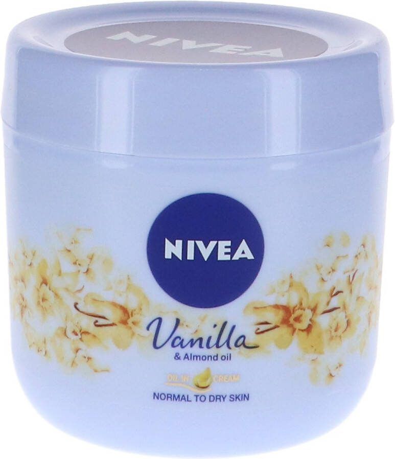 NIVEA Voordeelverpakking van 2 x Crème 400ml Vanilla & Almond Oil