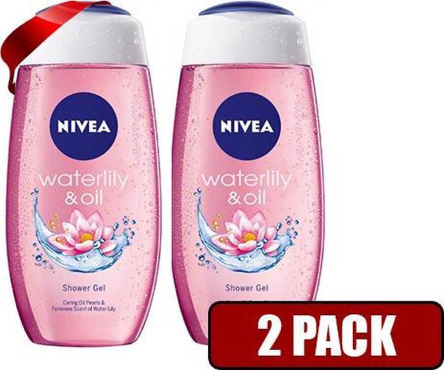 NIVEA Waterlily & Oil Douchegel 250ML 2 Pack Voordeelverpakking