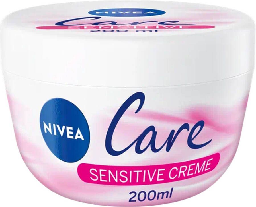 NIVEA Care Sensitive bodycrème 3x 200 ml voordeelverpakking