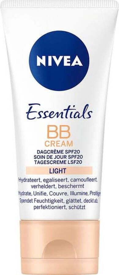 NIVEA x3 Essentials BB Cream Light SPF 20 50 ml Dagcrème