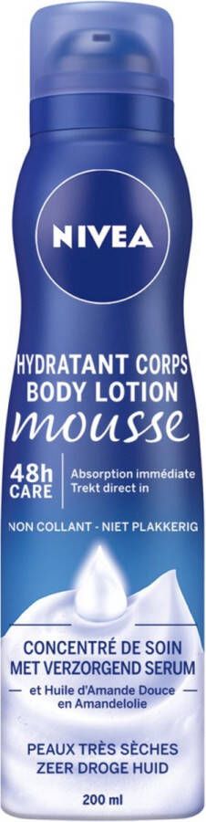 NIVEA x6 Verzorgende Body Mousse 200 ml