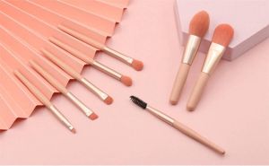 Nixnix Makeup kwasten Set met roze tas 8 stuks Professionele kwaliteit Make up brush Oogschaduw Foundation Kwast Poeder Kwast Cosmetica Kwasten Set – Make-Up Tasje