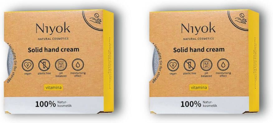 Niyok Vitamina Handcrème Duo: 2x Solide Handcrème