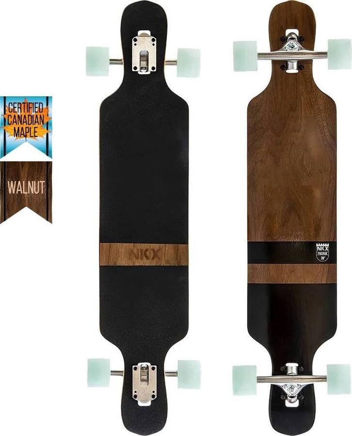NKX Canadiens longboard Walnut 38 5