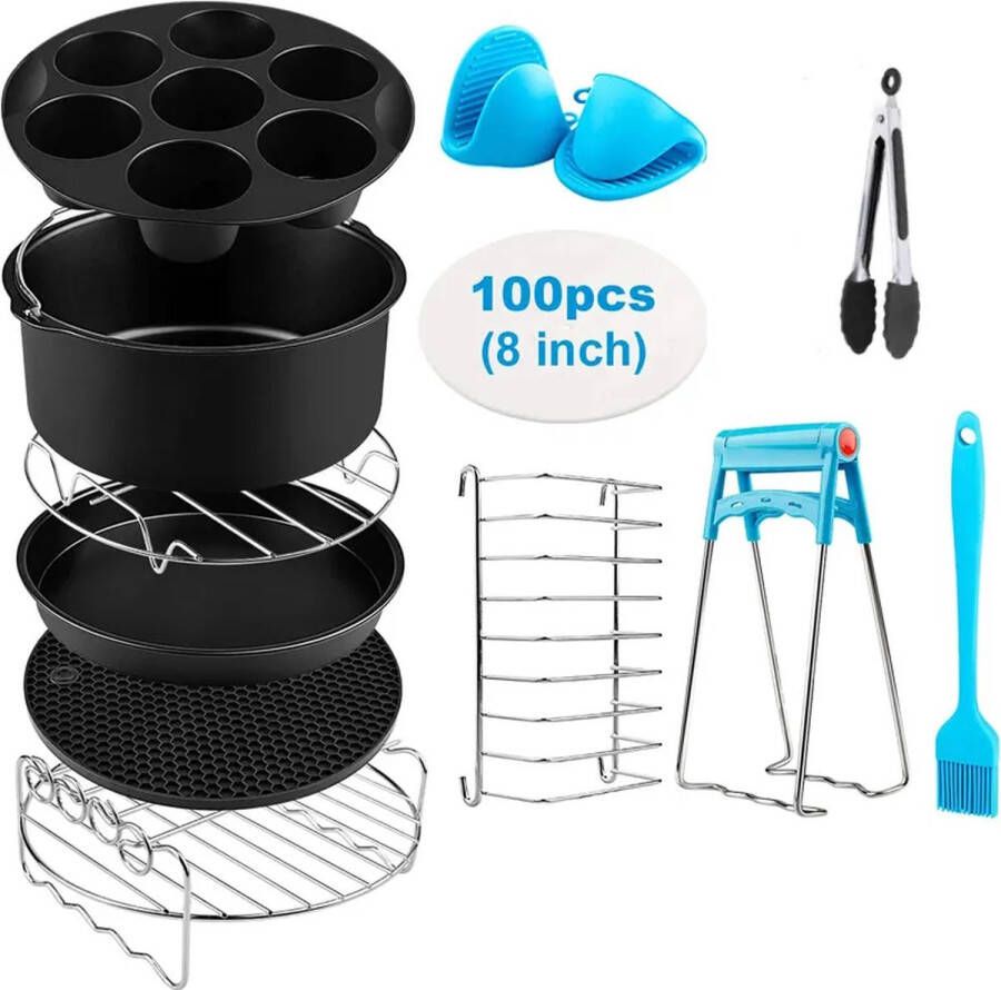 No Label Yousupply Airfryer geschikt Heteluchtfriteuse Accessoires XL Accesoires voor Keuken Bakvorm Bakplaat