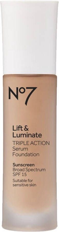 No7 Lift & Luminate Triple Action Serum Foundation Honey