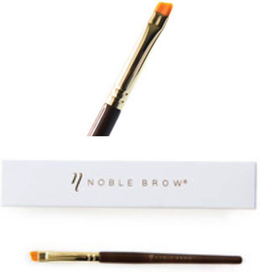 Noble Brow-Tinting Brush voor wenkbrauw- en wimperverf I Henna I Browtinting brush Slanted Top I Penseel met schuine top I ideal for Brows