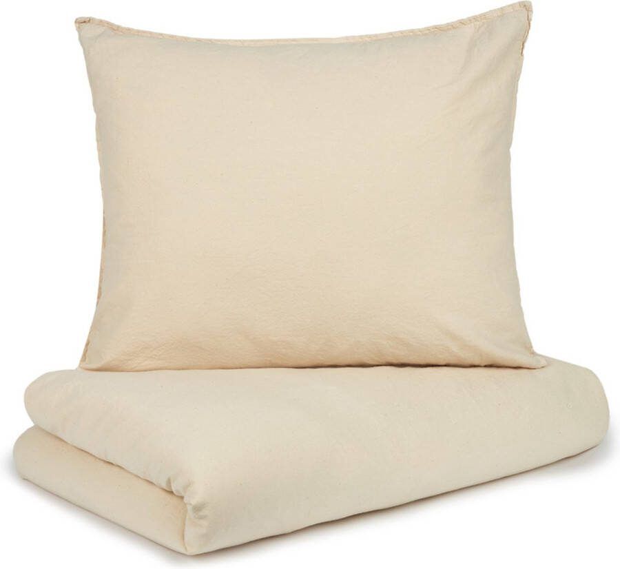 Nobodinoz kinderdekbedovertrek wabi sabi 100x140cm beige