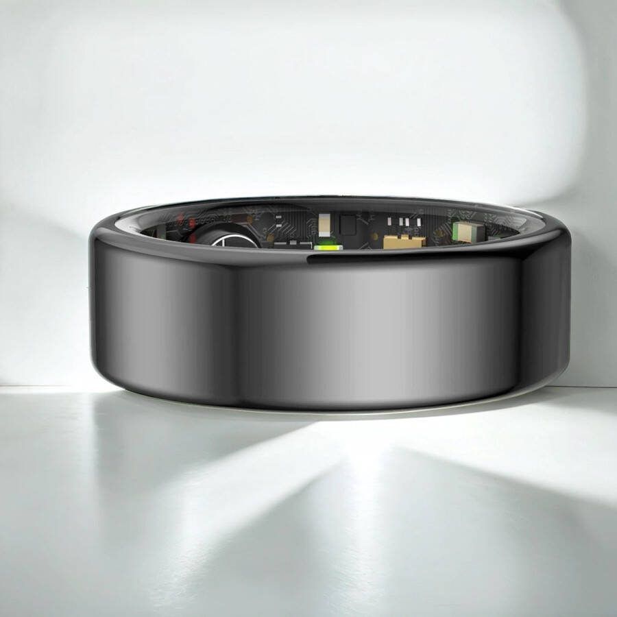 No Brand Smart Ring voor Mannen en Vrouwen Gezondheid Monitor Multi Sport Activiteiten Zwart 59 5 mm