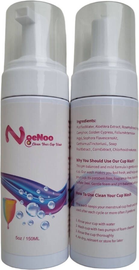 Noenoo Menstruatie Cup en Disc Reinigings gel Menstruatiecup reiniger Natuurlijk Cup reiniger