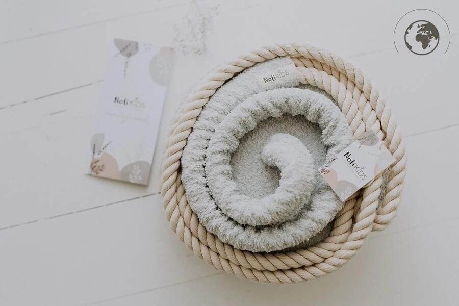 Nofi KIDS HopOn Schommel Bouclé IJs Grijs