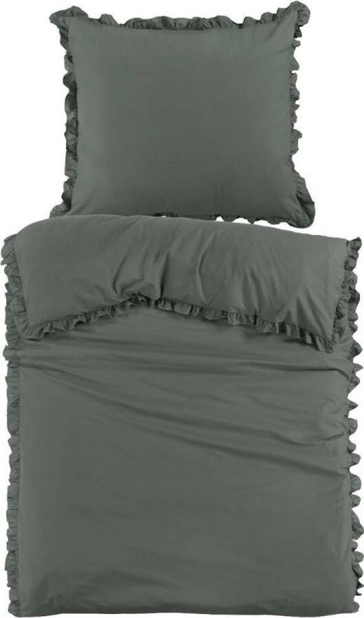 Papillon Deluxe+ Dekbedovertrek Papillon Deluxe Deauville Groen -200x200 220 cm