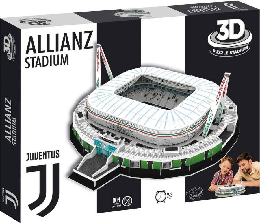 SpellenRijk 11Force 3D-puzzel Juventus 28 5 x 30 cm foam wit 99-delig