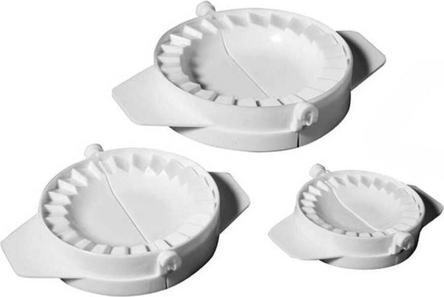 NoName Deegvormen voor pasta's ravioli gerechten pasteitjes en appelflappen- Raviolimaker 3 stuks