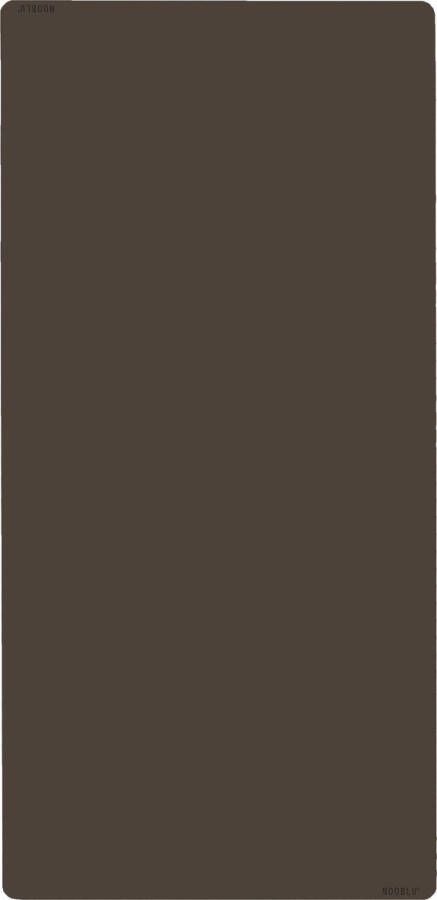 NOOBLU Leren tafelloper DUBL – Chocolate bruin – x 45 – Design tafel-onderlegger leer