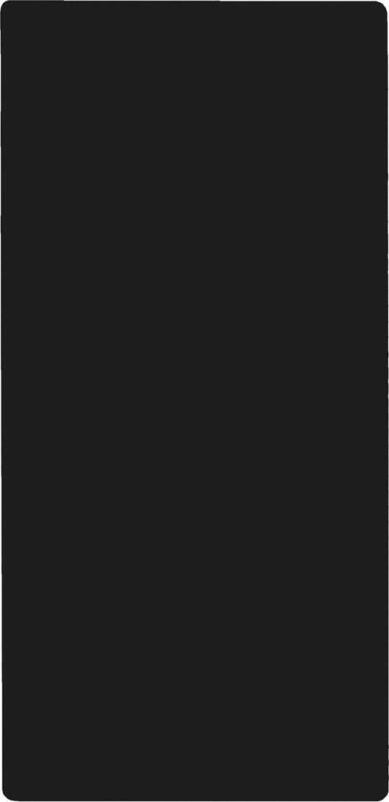 NOOBLU Leren tafelloper DUBL – Midnight zwart – x 45 – Design tafel-onderlegger leer