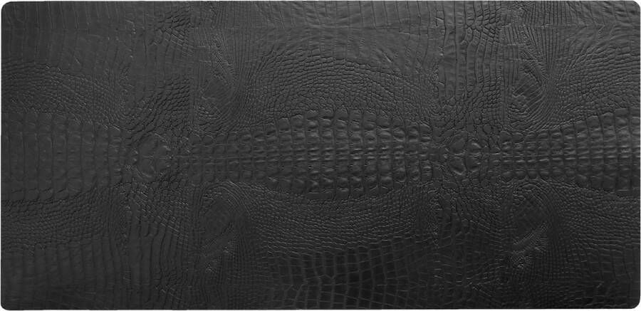 NOOBLU Tafelloper DUBL Croco Midnight black Lengte: 85 cm Aantal: 1 tafelloper