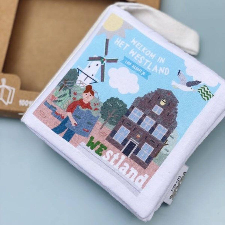 NOOX City Kids Zacht babyboekje Westland 100% katoen en fairly made