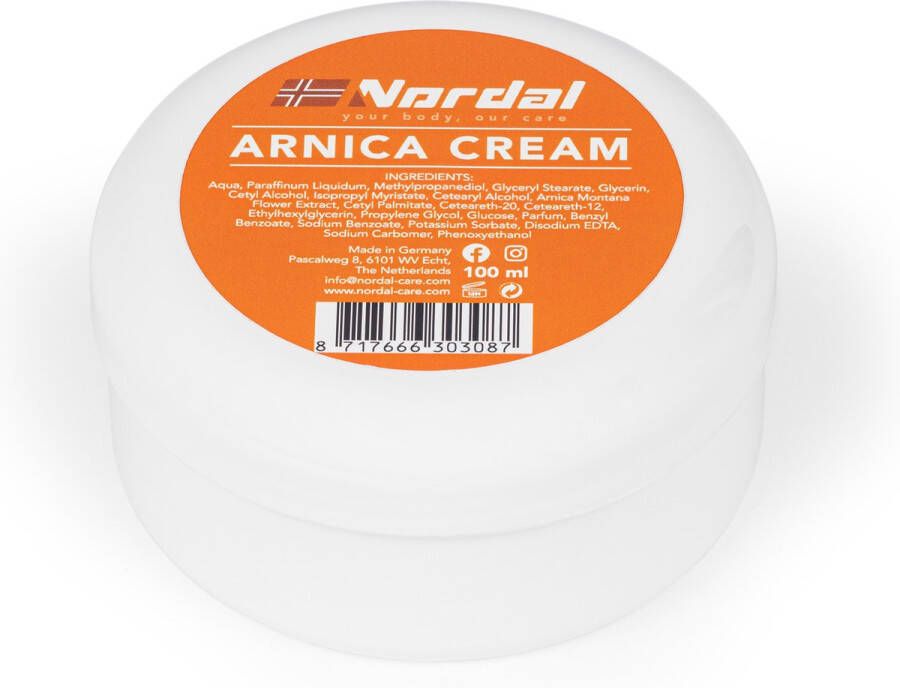 Nordal Arnica Crème Verzachtend gevoel Tegen blauwe plekken en zwellingen 100ml