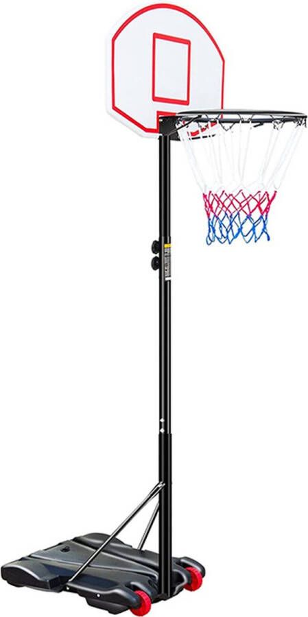 GS Quality Products NordFalk basketbalring met standaard Basketbalpaal op voet Mobiel verrijdbaar Ringhoogte: 178 213cm