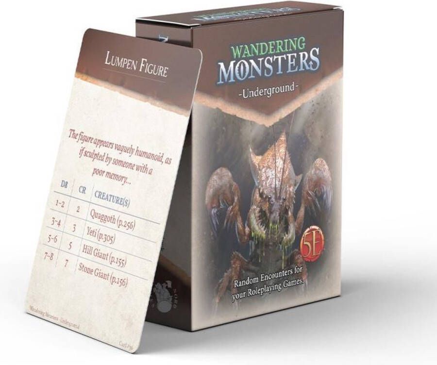 Nord Games LLC Wandering Monsters Underground (D&D 5th edition)