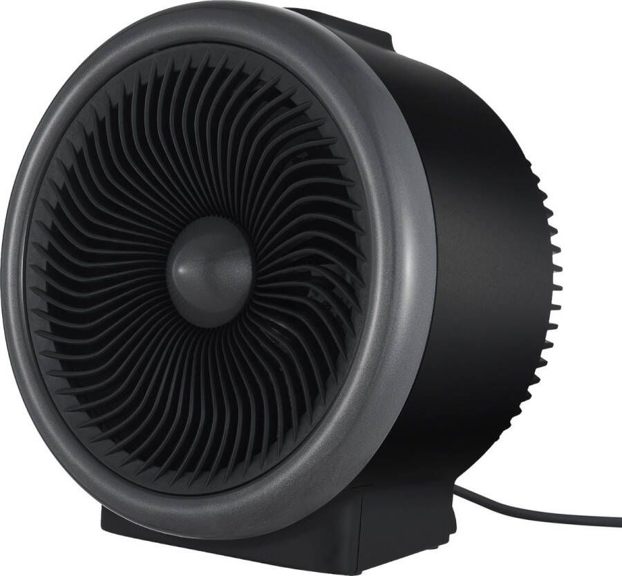 Nordic Home Culture NORDIC HOME HTR-520 Fan Heater met Vortex technologie 2000W Zwart