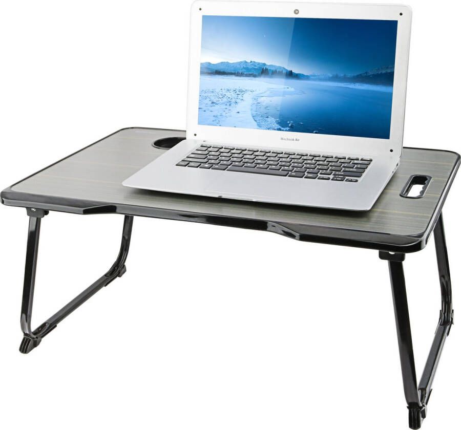 NÖRDIC LH-570 Laptop Tafel Inklapbaar -Bekerhouder Uitrekbare opberglade Tablet houder