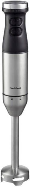 Nordic Sense staafmixerset 800 watt zwart zilver