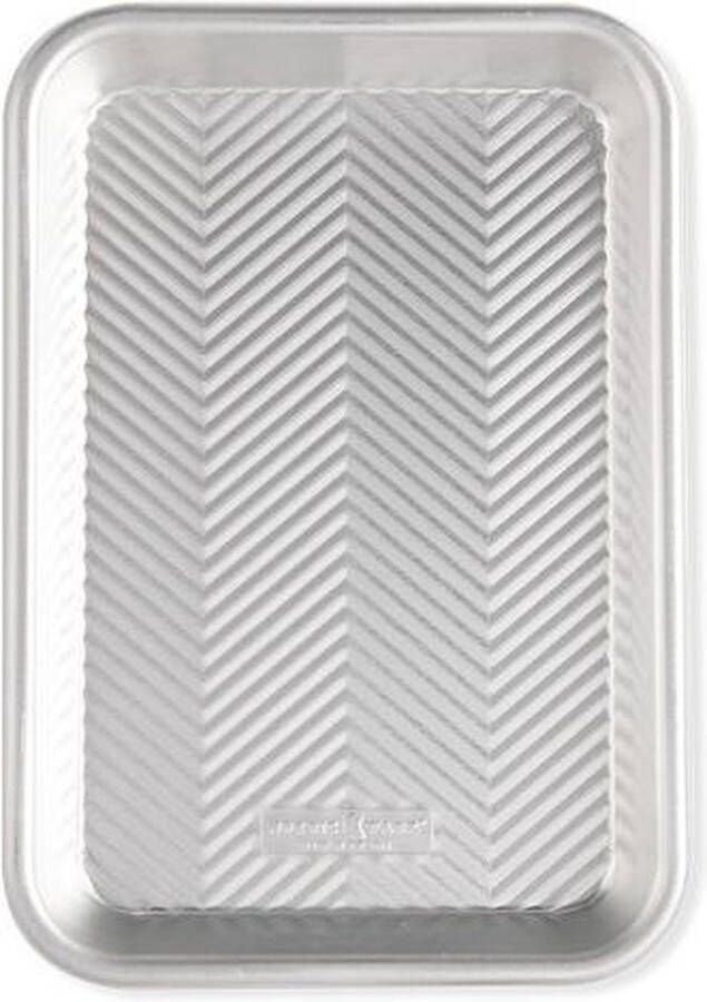 Nordic Ware Bakplaat met Structuur 25 7 x 17 8 Aluminium |Naturals Prism