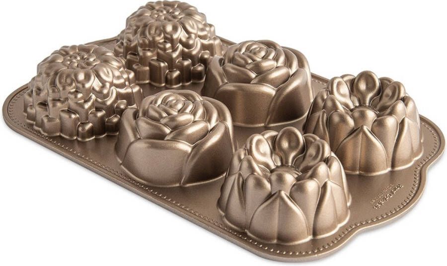 Nordic Ware Bakvorm Floral Cakelet Spring & Summer Toffee