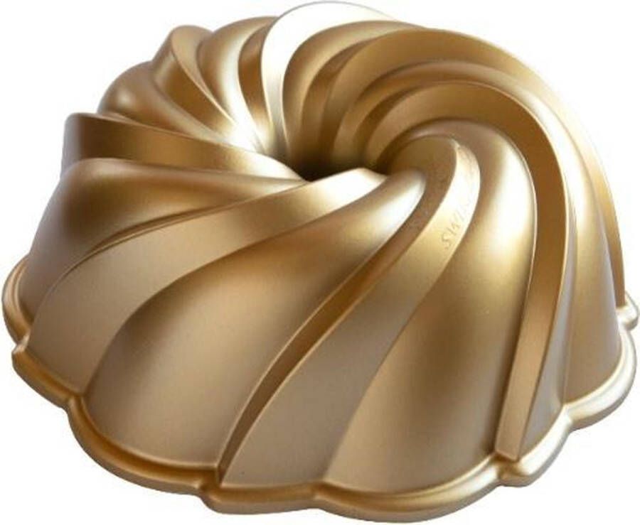 Nordic Ware Tulband Bakvorm Swirl Bundt Pan | Premier Gold
