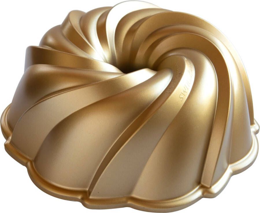 Nordic Ware Tulband Bakvorm Swirl Bundt Pan | Premier Gold