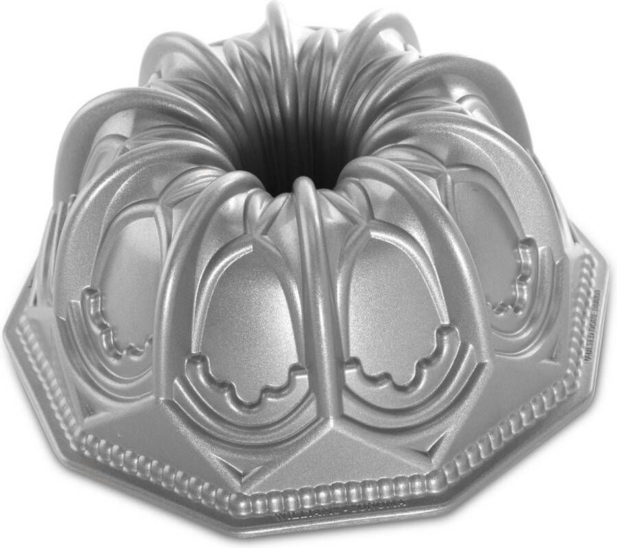 Nordic Ware Tulband Bakvorm Vaulted Cathedral Bundt Pan- | Sparkling Silver Holiday