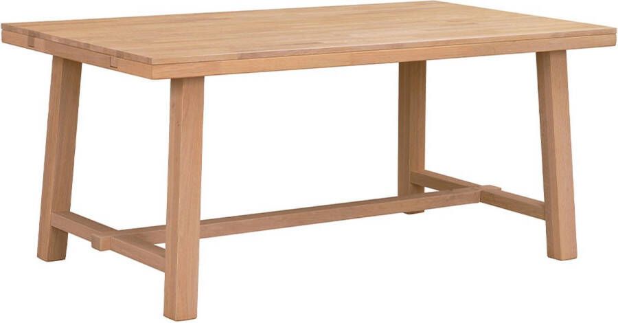 Nordiq Brooklyn verlengbare houten eettafel eikenhout L170 x B95 x H75 cm