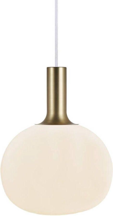 Nordlux Alton 25 Hanglamp Glas Metaal Wit Opaal Wit