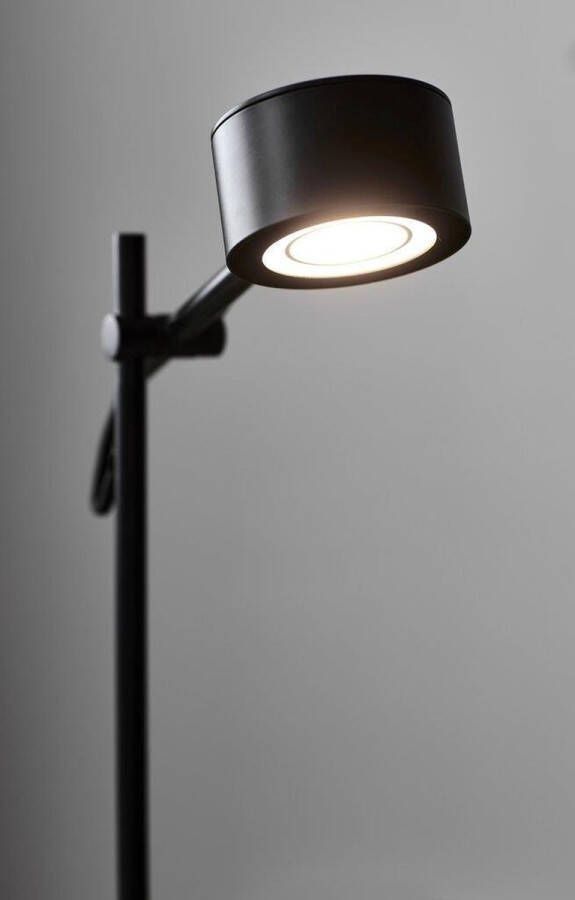 Nordlux Clyde bureaulamp ingebouwd LED verstelbaar 55 cm hoog zwart