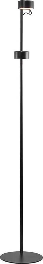 Nordlux Clyde vloerlamp LED 135 cm hoog metaal zwart