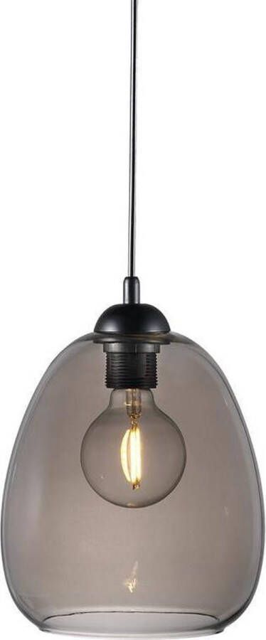 Nordlux Hanglamp Dillon Gerookt Zwart ⌀20cm E27