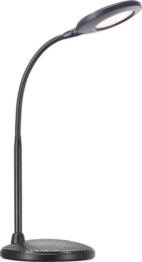 Nordlux Dove bureaulamp ingebouwd LED flexibele arm zwart