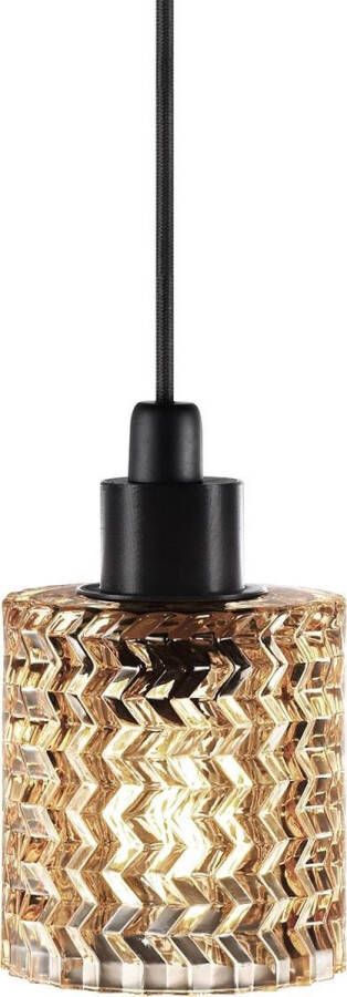 Nordlux Hanglamp Hollywood Ø 11 cm Amber Zwart