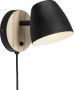 Nordlux Theo 2112631003 Wandlamp GU10 Zwart - Thumbnail 1