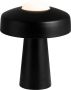 Nordlux Time tafellamp | paddenstoel vorm | metaal en glas | E27 | zwart - Thumbnail 1