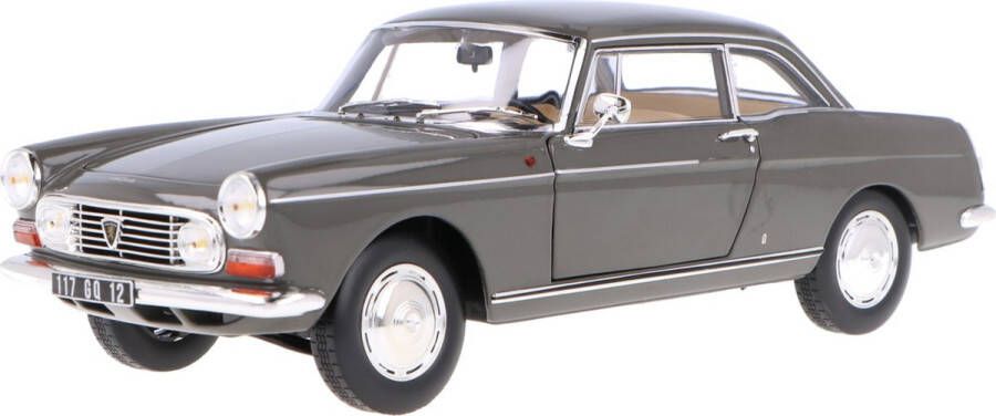 Norev Het 1:18 gegoten model van de Peugeot 404 Coupé uit 1967 in grijs. De fabrikant van het schaalmodel is . Dit model is alleen online verkrijgbaar